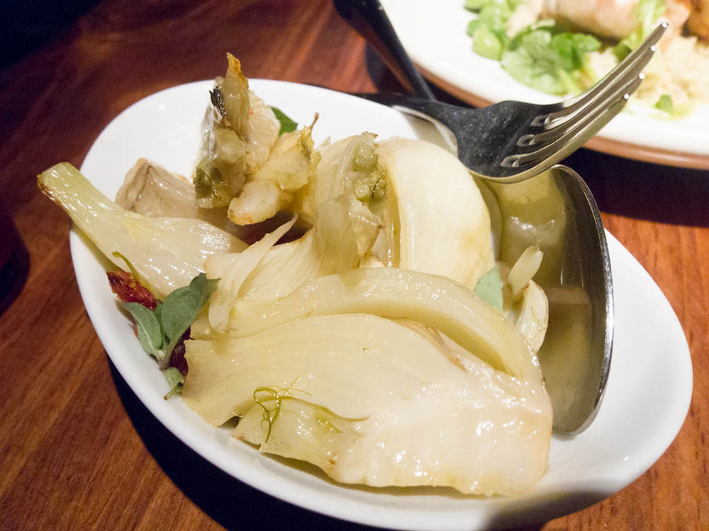 Fenouil confit et glace à la vanille