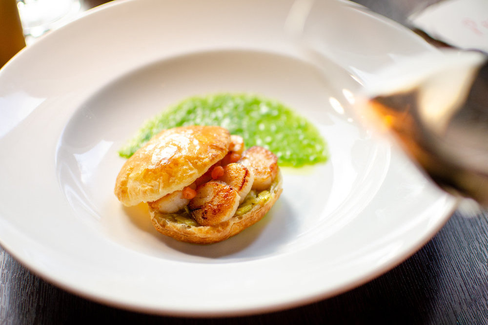 Feuilleté de coquilles Saint-Jacques