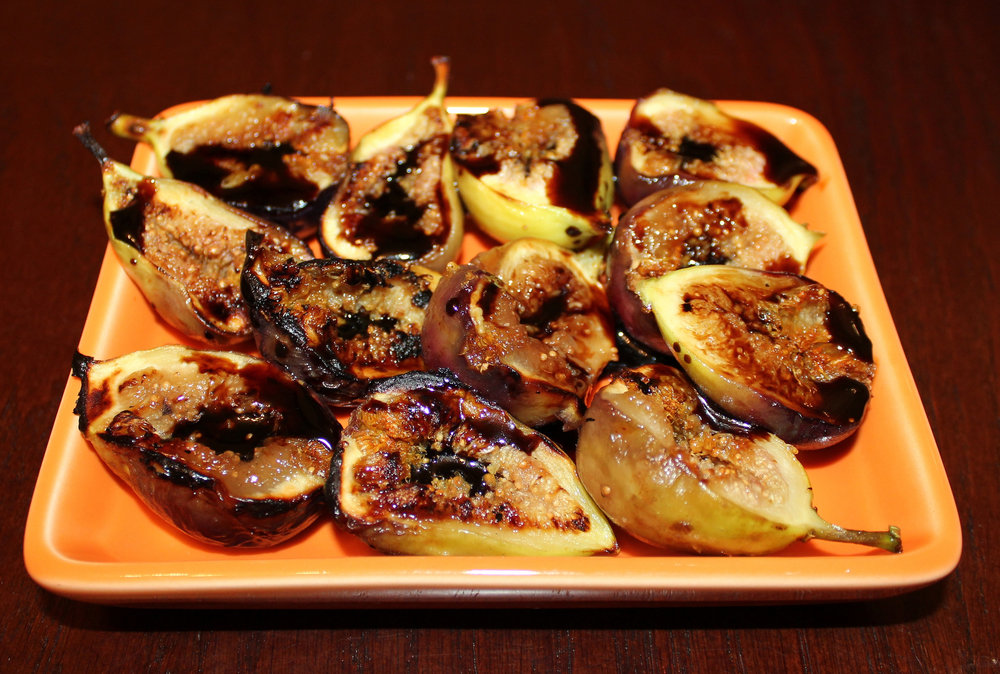 Roasted figs with honey