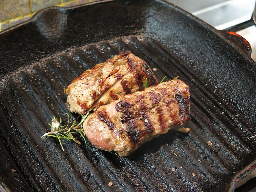Filet d'agneau grillé