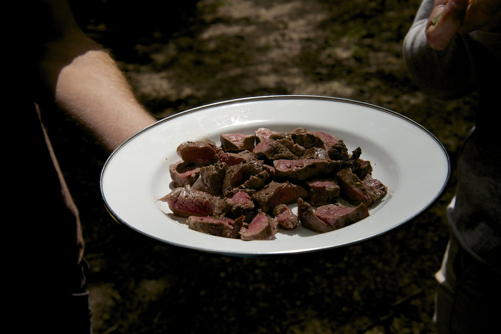 Filet de chevreuil rôti