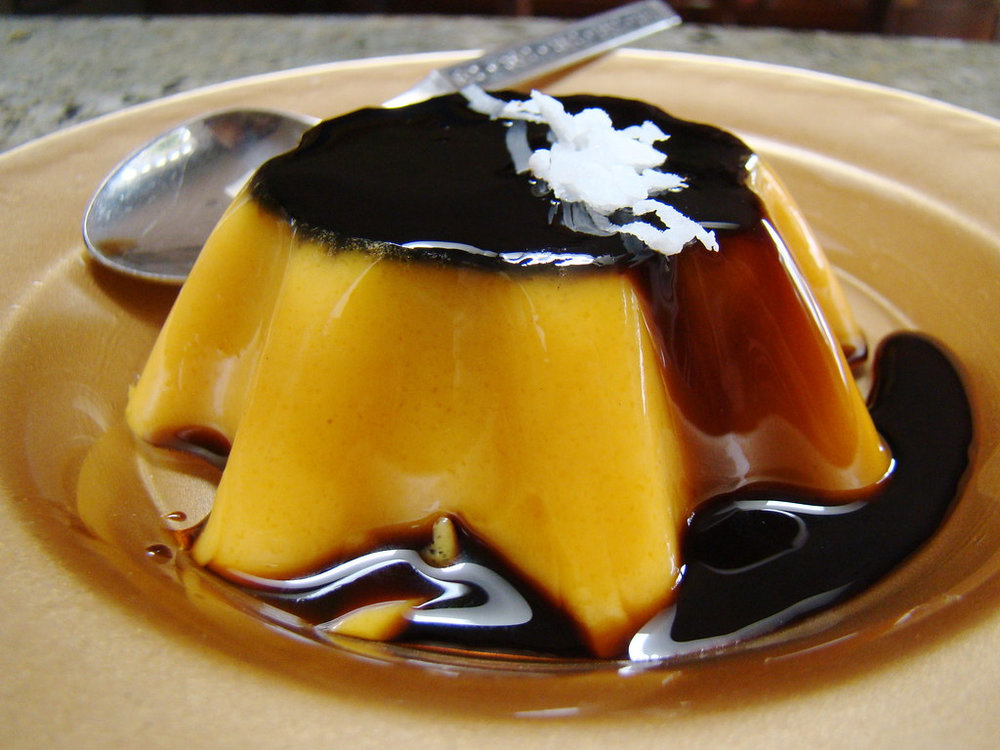 Flan à la noix de coco