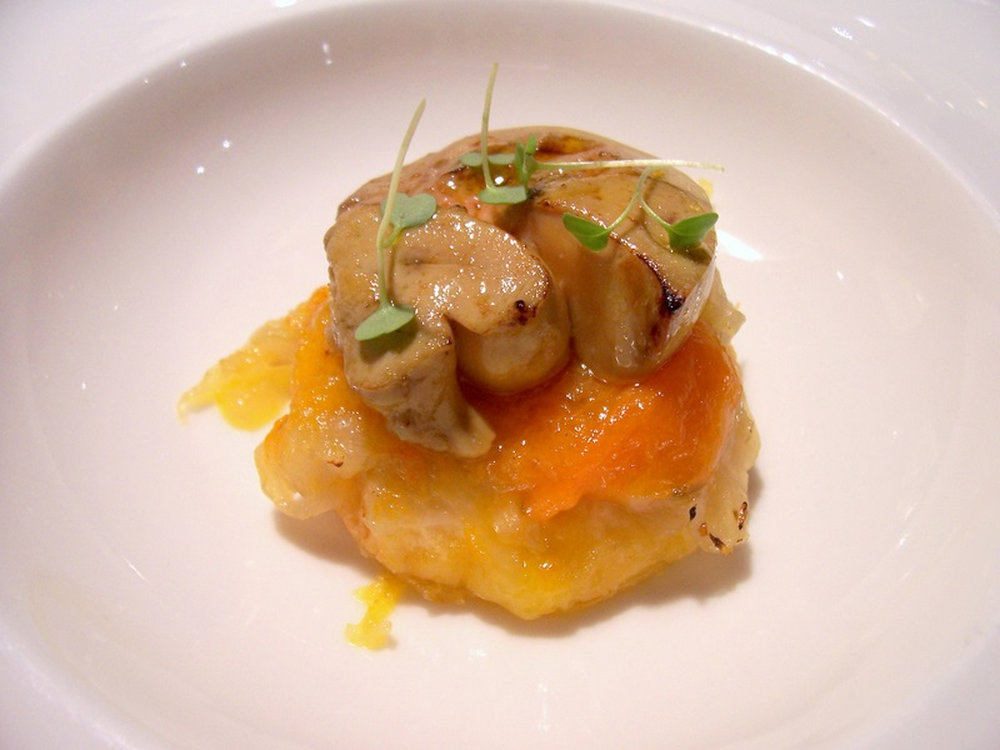 Foie gras de canard à la poêle et aux agrumes