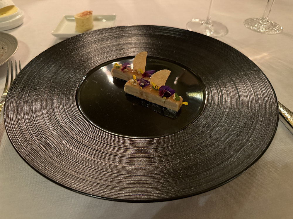 Sautéed duck foie gras with pineapple