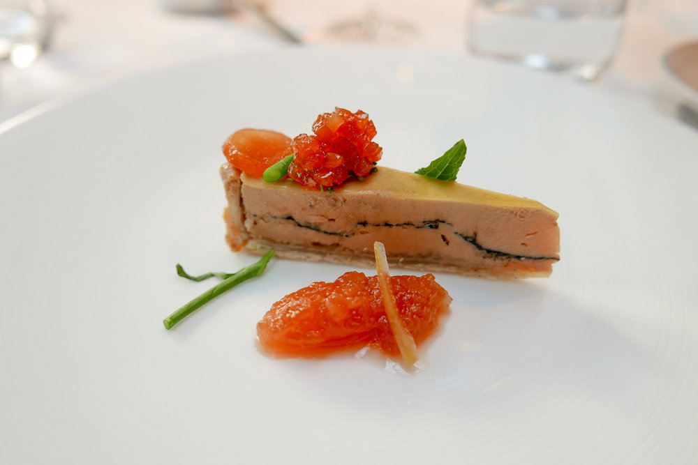 Foie gras de canard aux coings