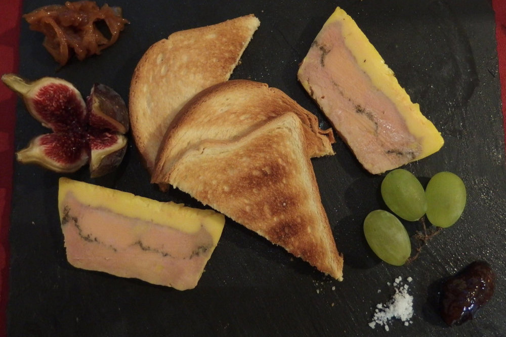 Foie gras de canard aux épices