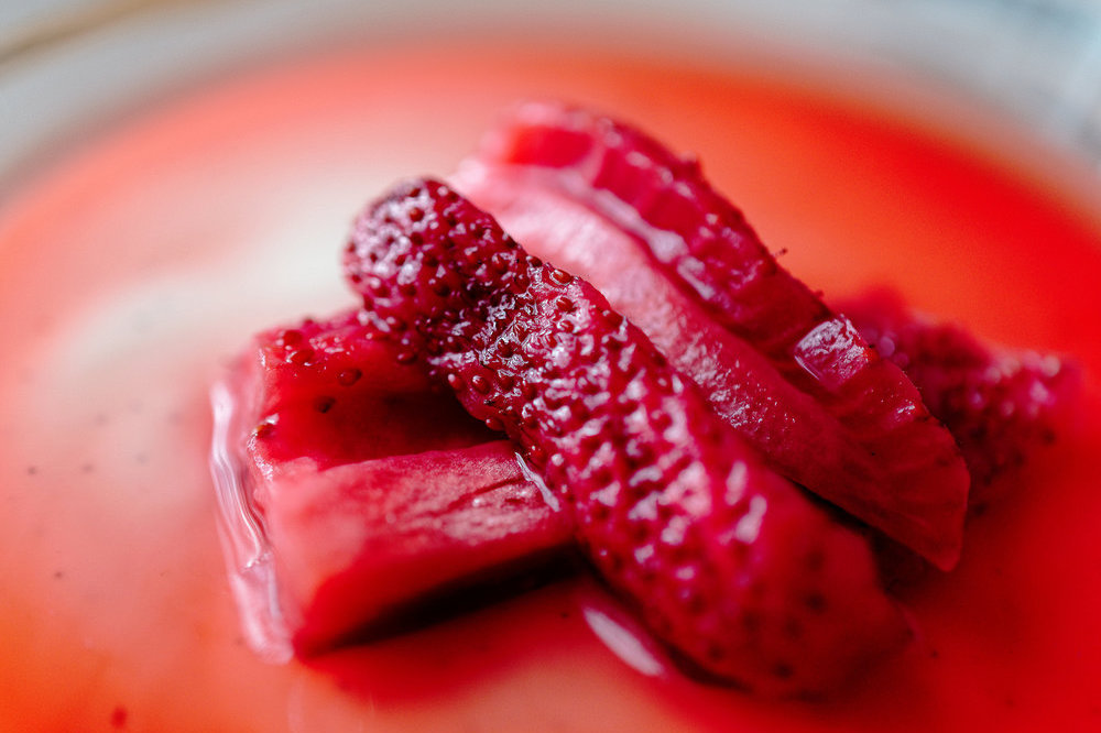 Sopa de fresas