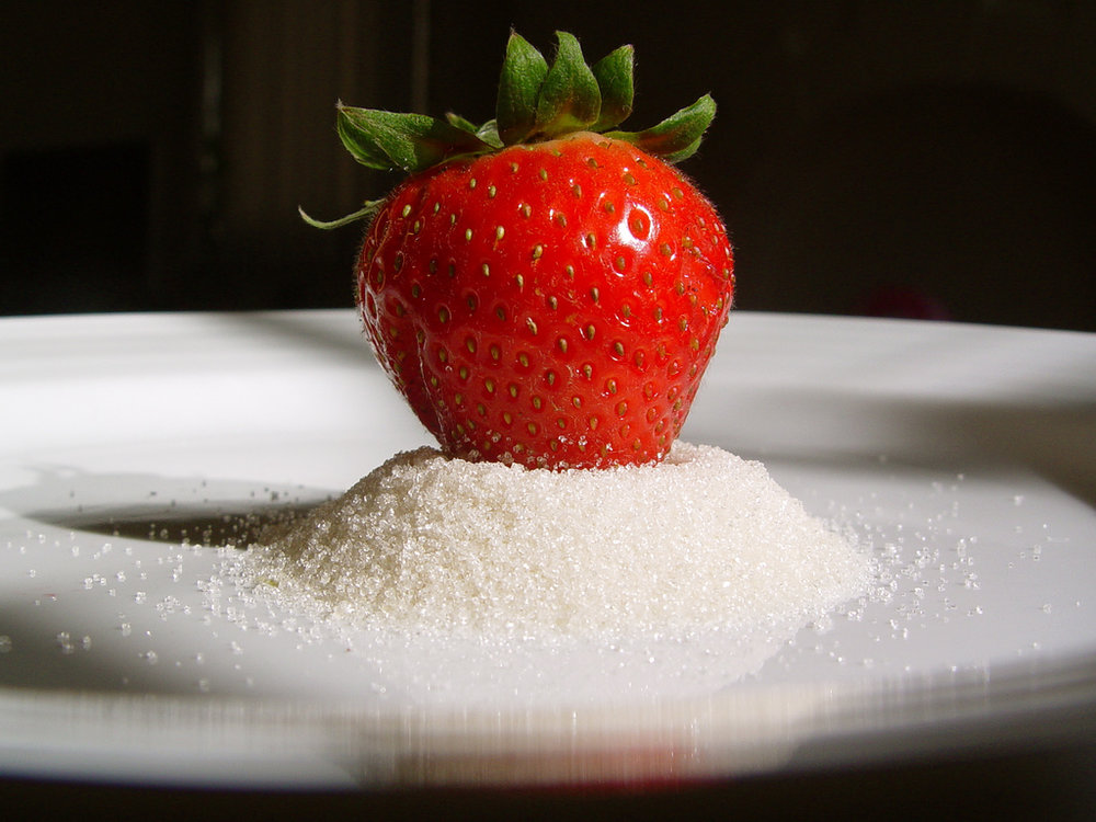 Fraises au sucre