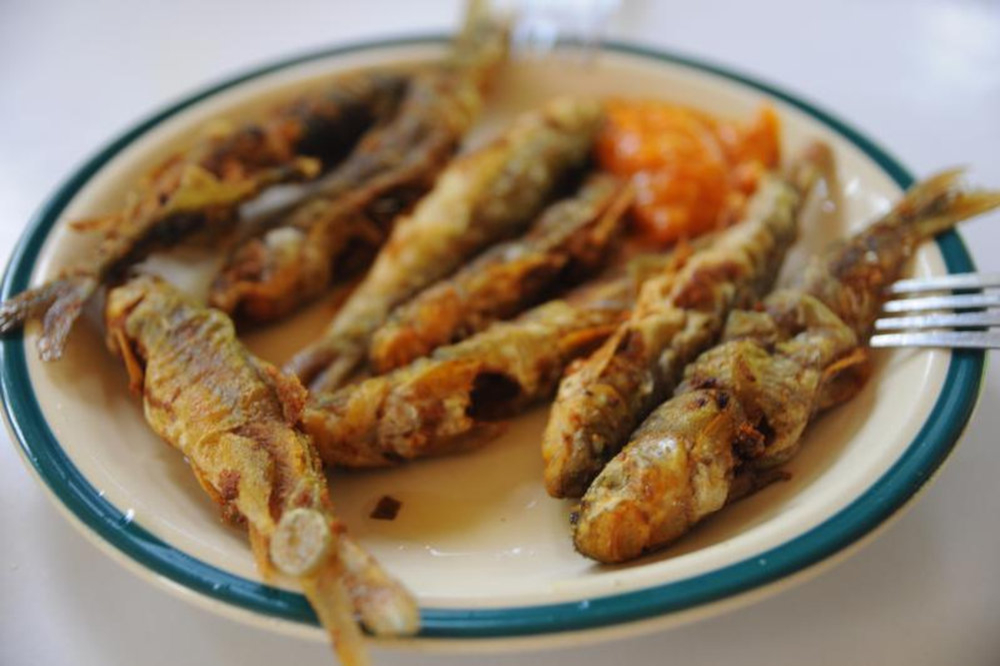 Friture de poisson d'eau douce