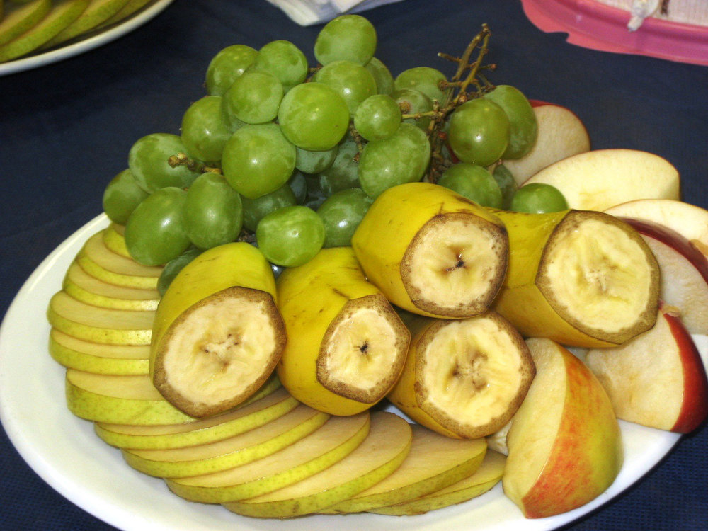 Dessert aux fruits blancs