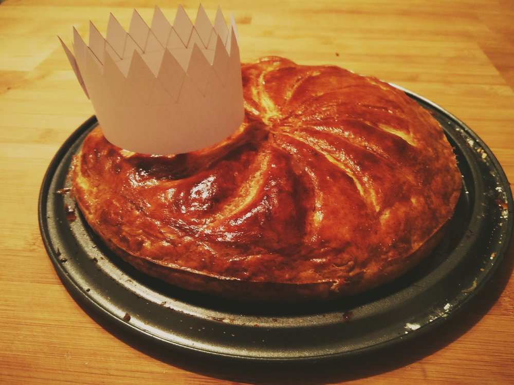 Pear twelfth night cake