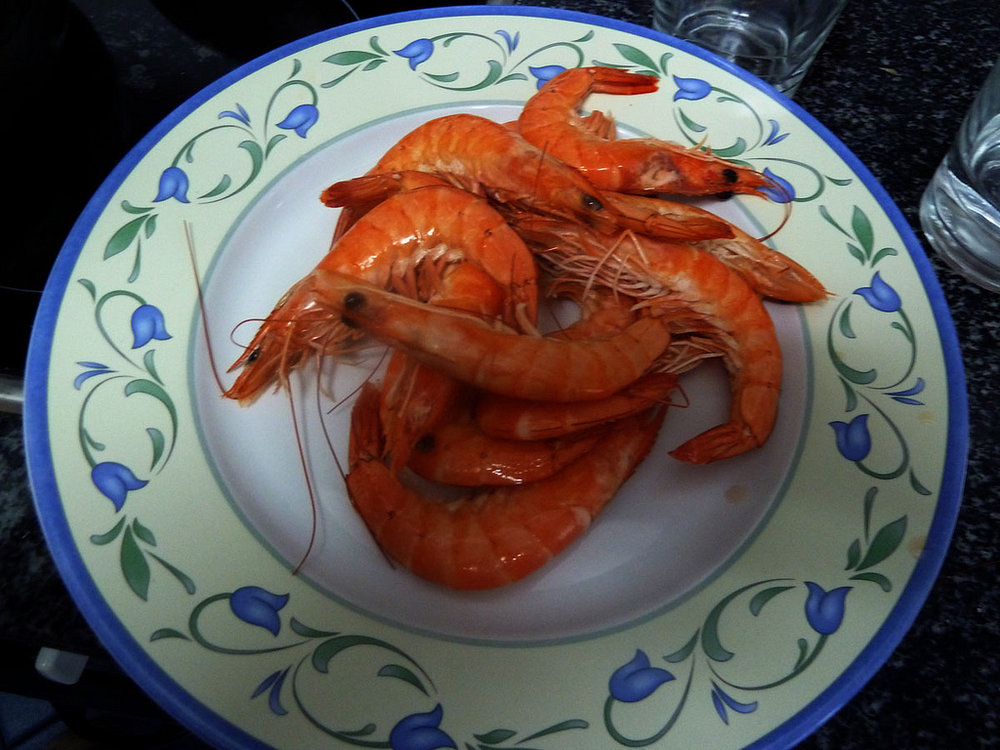 Gambas à la vanille