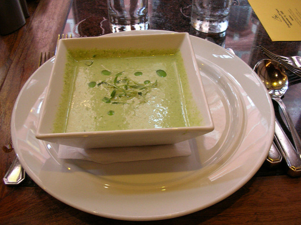Gazpacho with green pepper