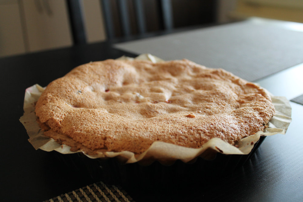 Gâteau meringué à la groseille