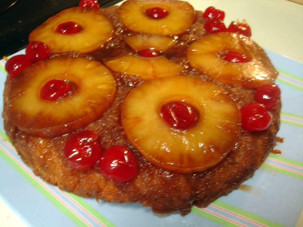 Pineapple upside-down cake