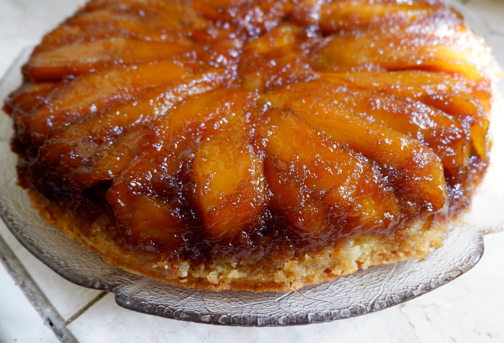 Gâteau renversé à la mangue