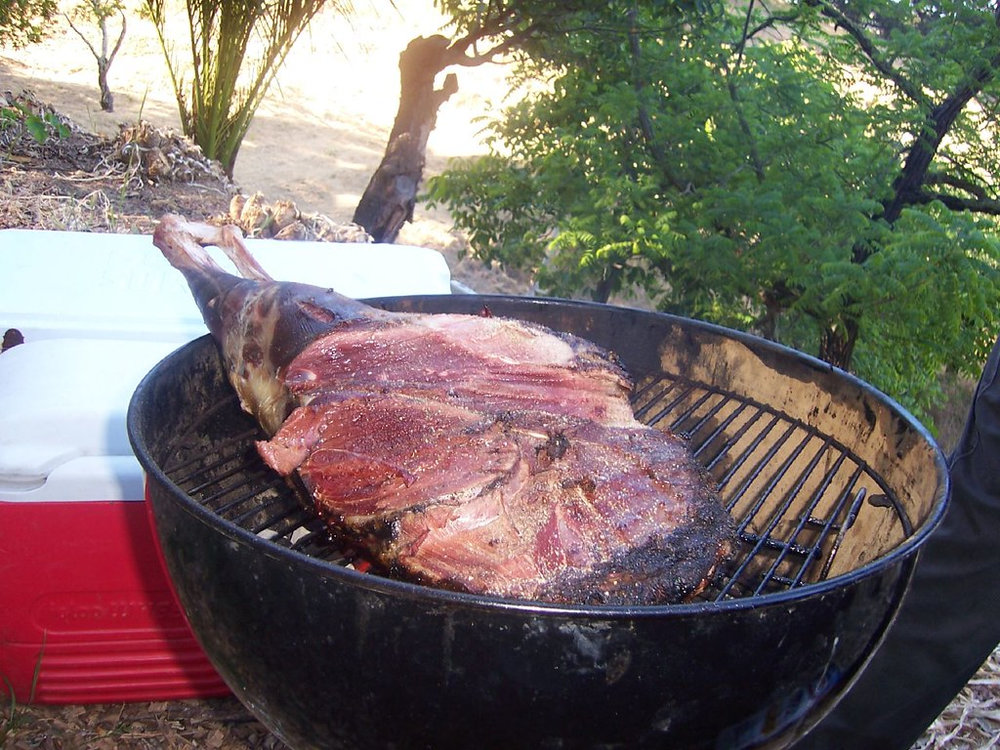 Gigue de chevreuil aux cèpes