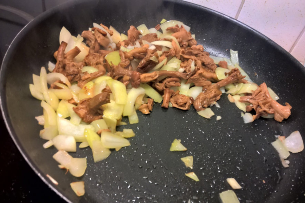 Girolles à la poêle