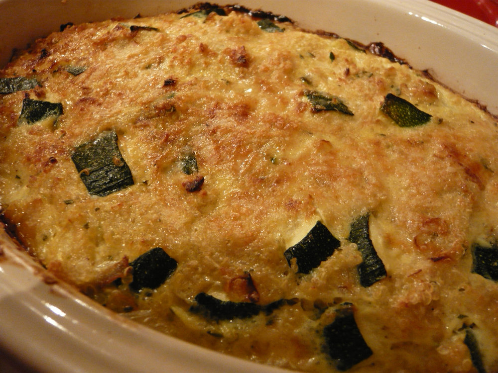 Zucchini gratin