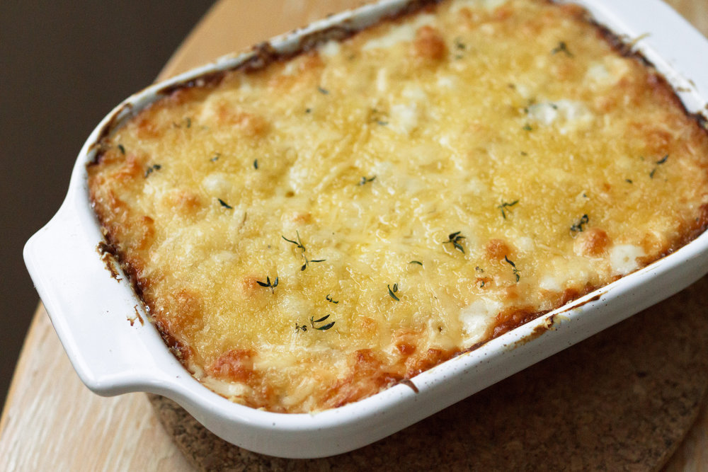 Macarrones gratinados