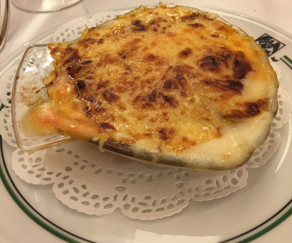 Mejillones gratinados