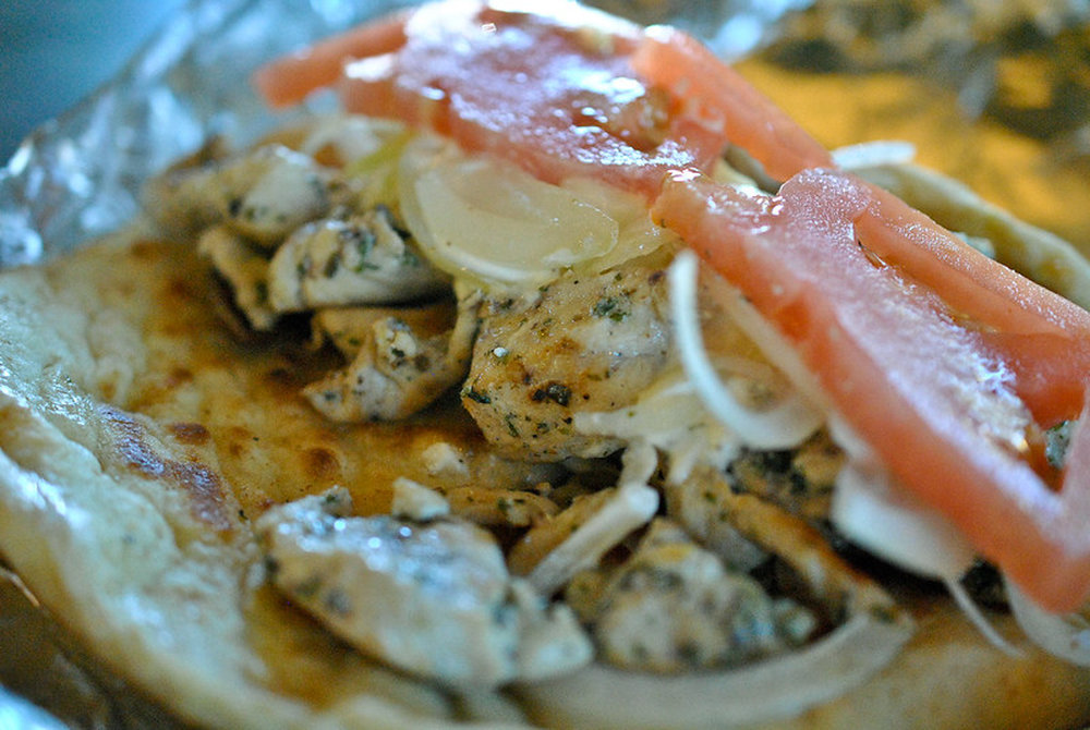 Gyros de pollo