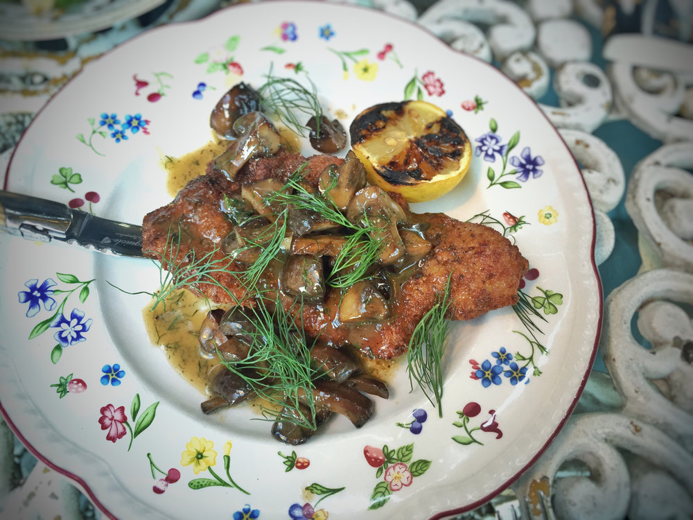 Lapin aux champignons