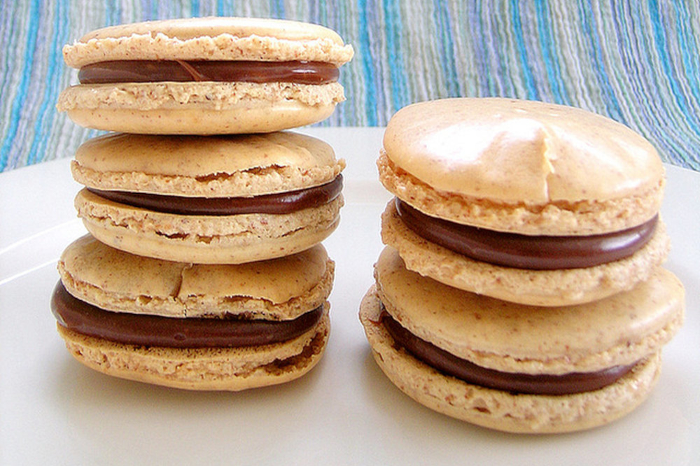 Macarons au praliné noisette
