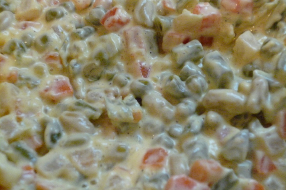 Macédoine de légumes à la mayonnaise