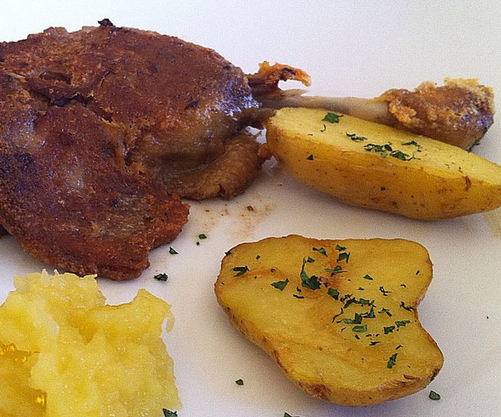 Manchon de canard confit