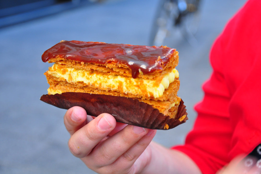 Caramel mille-feuille