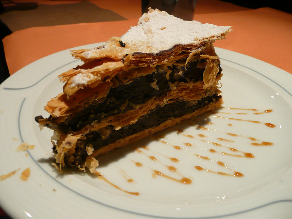 Chocolate mille-feuille