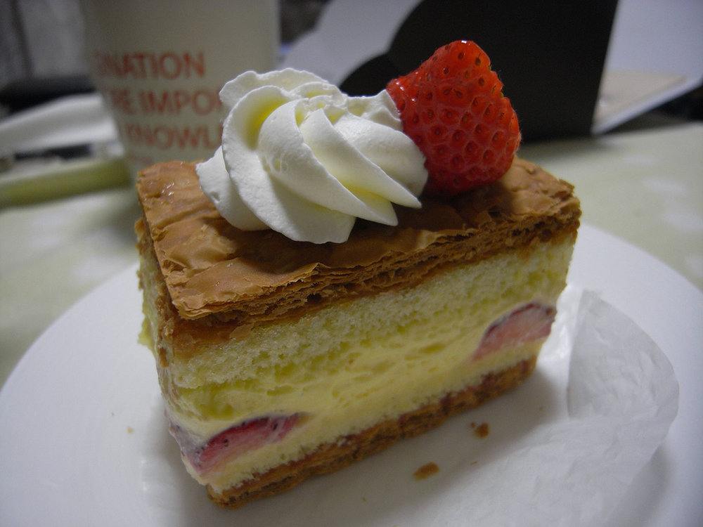 Mille-feuille à la fraise