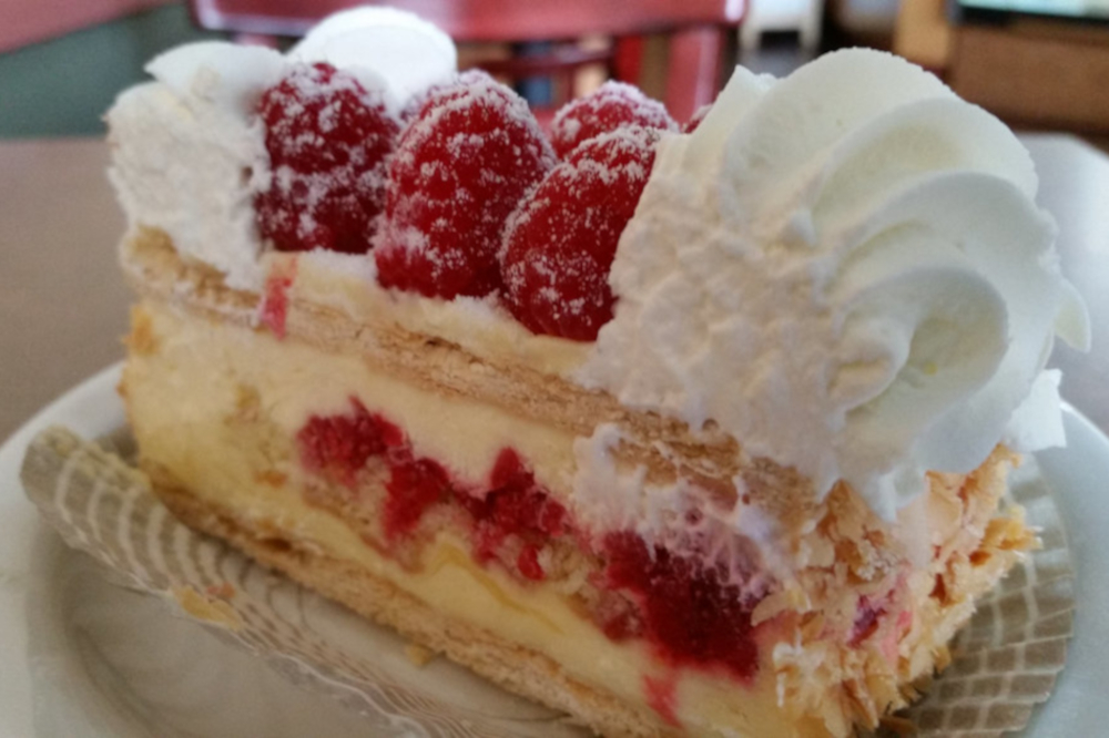 Mille-feuille à la framboise
