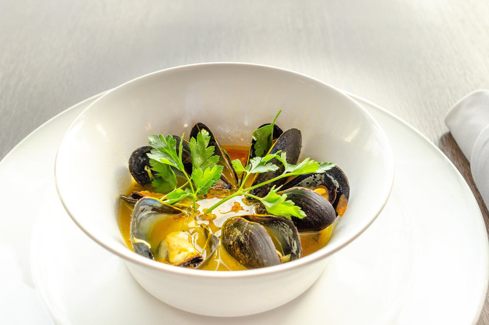 Moules au safran