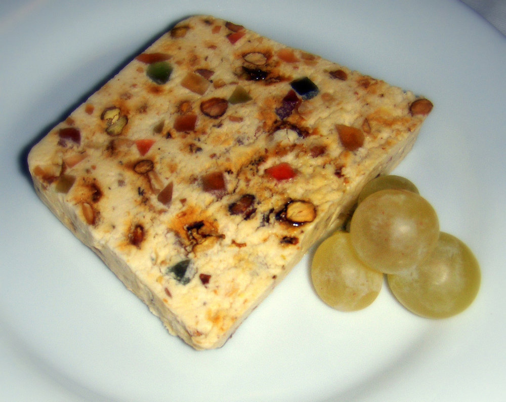 Nougat helado