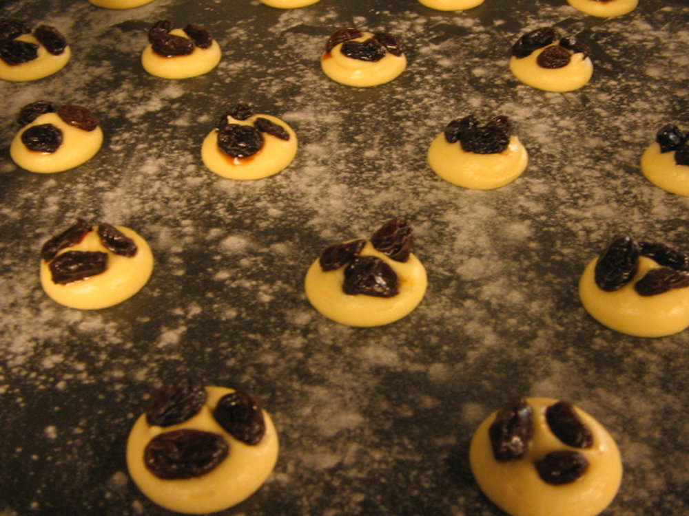 Palets aux raisins