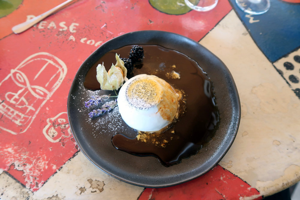 Caramel panna cotta