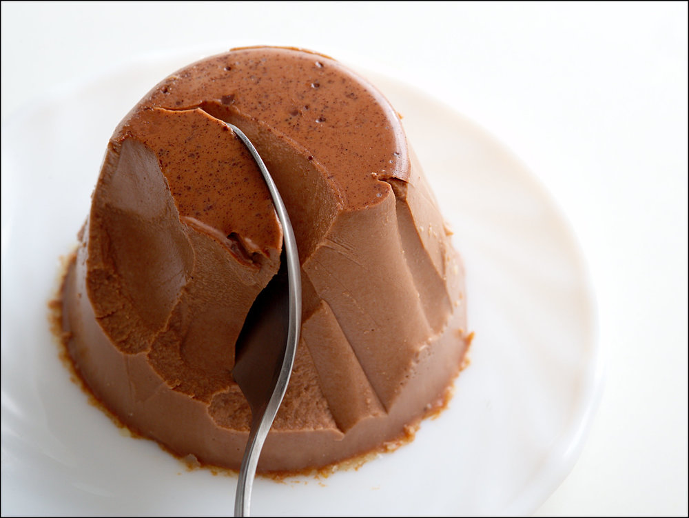 Panna cotta au chocolat