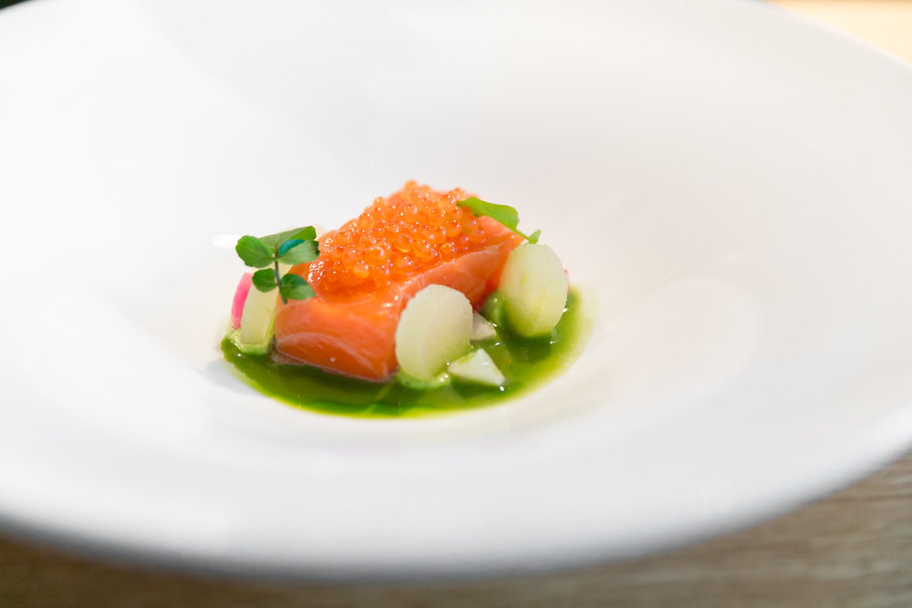 Pavé de saumon sauce à l'oseille