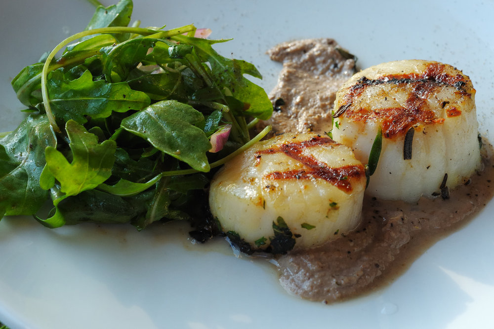 Pétoncles grillés