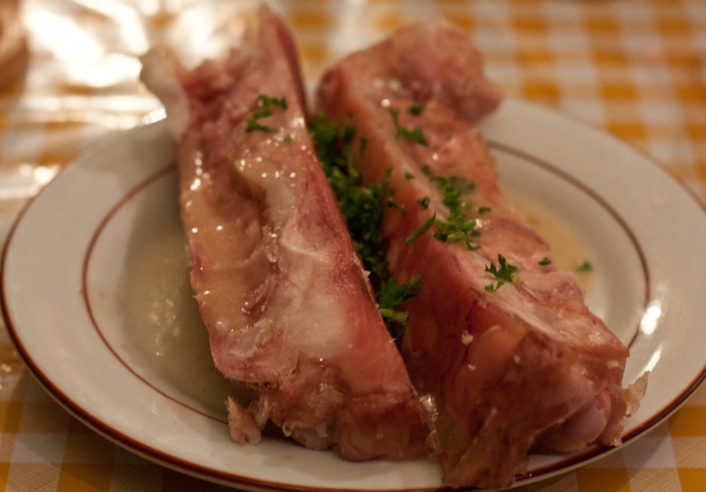 Pied de porc en gelée