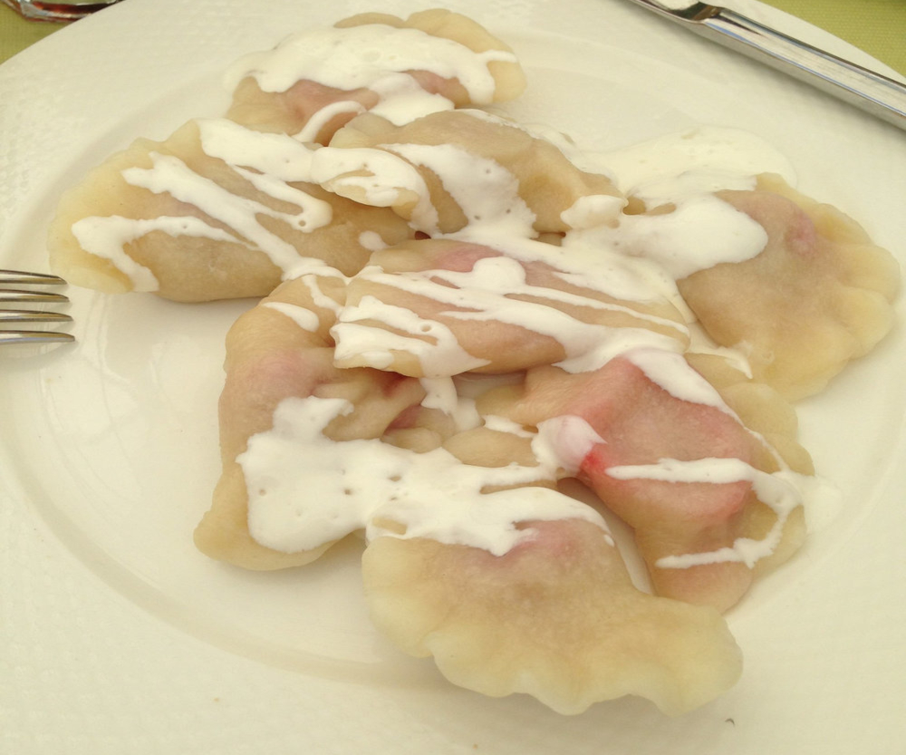 Pierogi à la fraise