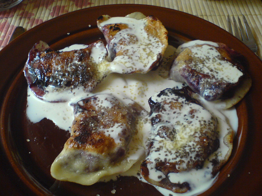 Pierogi à la myrtille