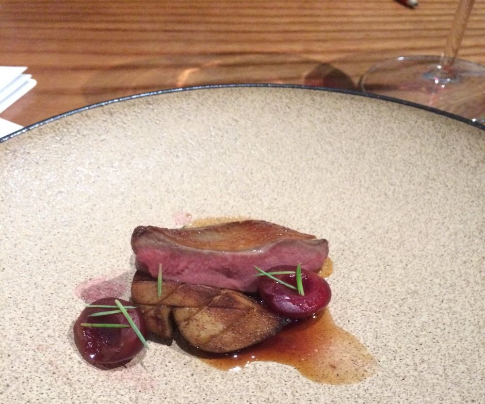 Squab with porcini mushrooms and olives