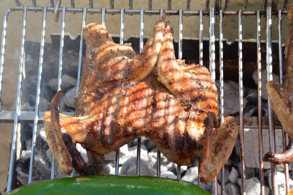 Pigeonneau grillé aux olives