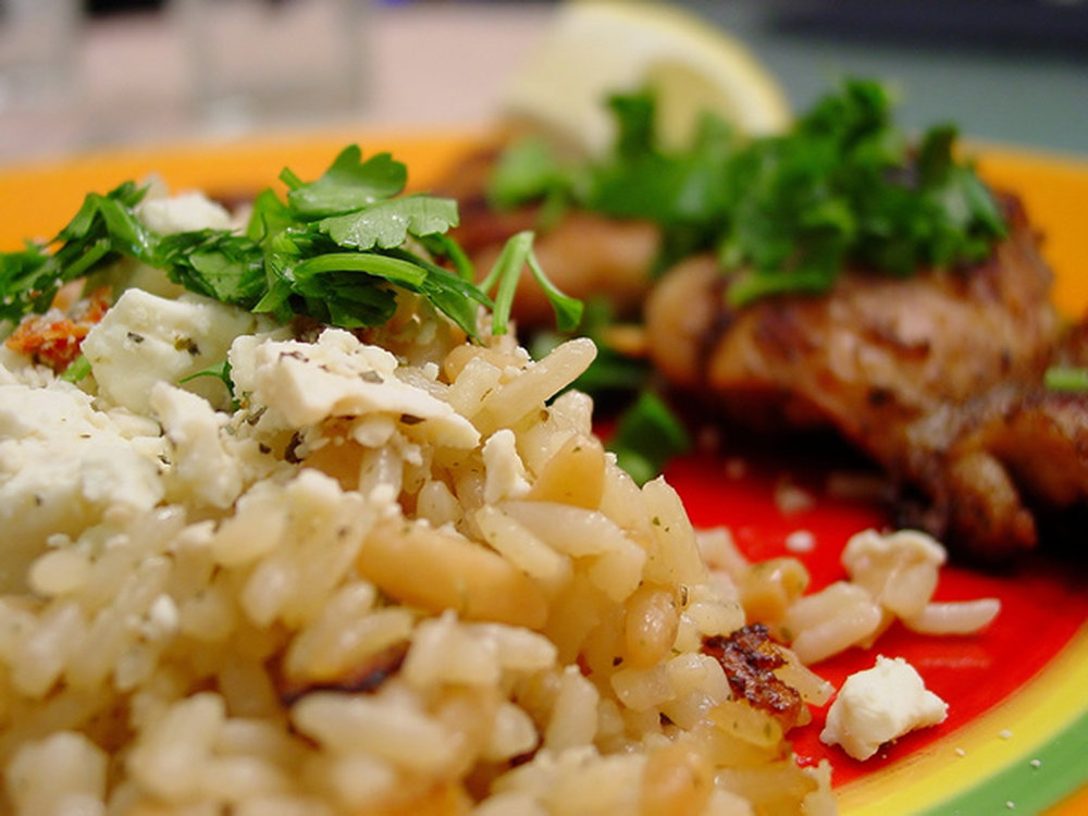 Chicken rice pilaf