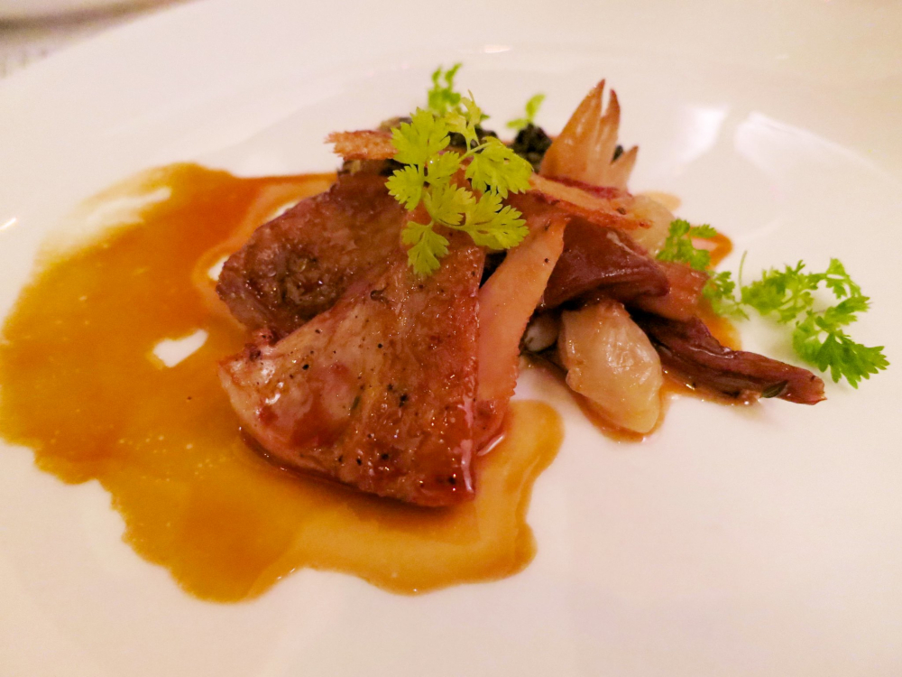 Pintade au chou
