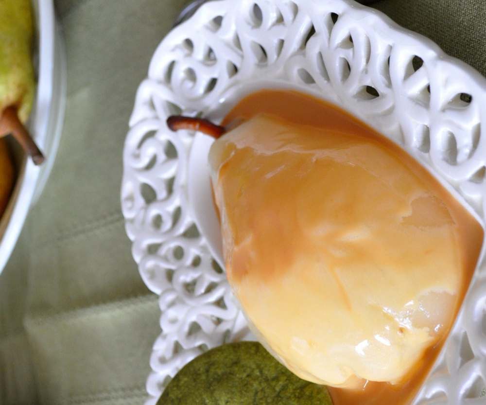 Caramelized pear