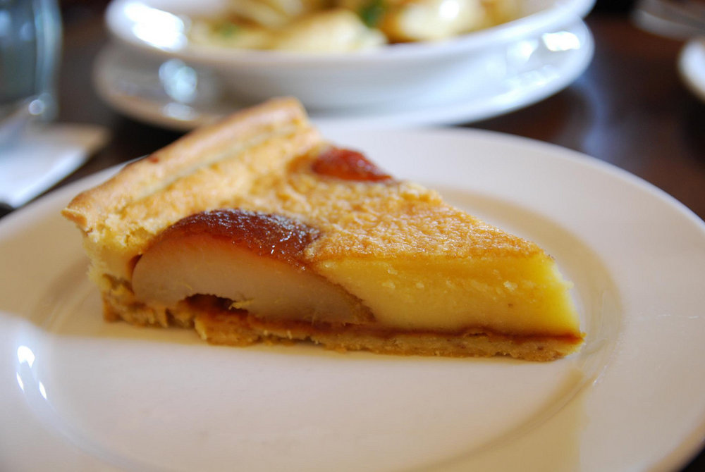 Pear flan